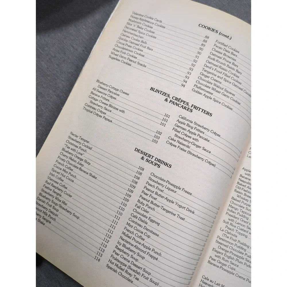 1987 The Complete Dessert Cookbook Johna Blinn VTG The Speedy Gourmet Library PB